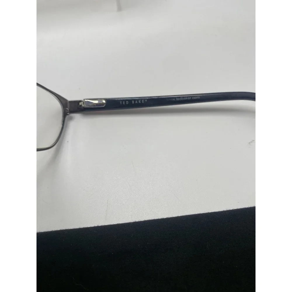 Ted Baker Eyeglasses Women FRAME ONLY B240 51-15-135 Gray Floral Red 540